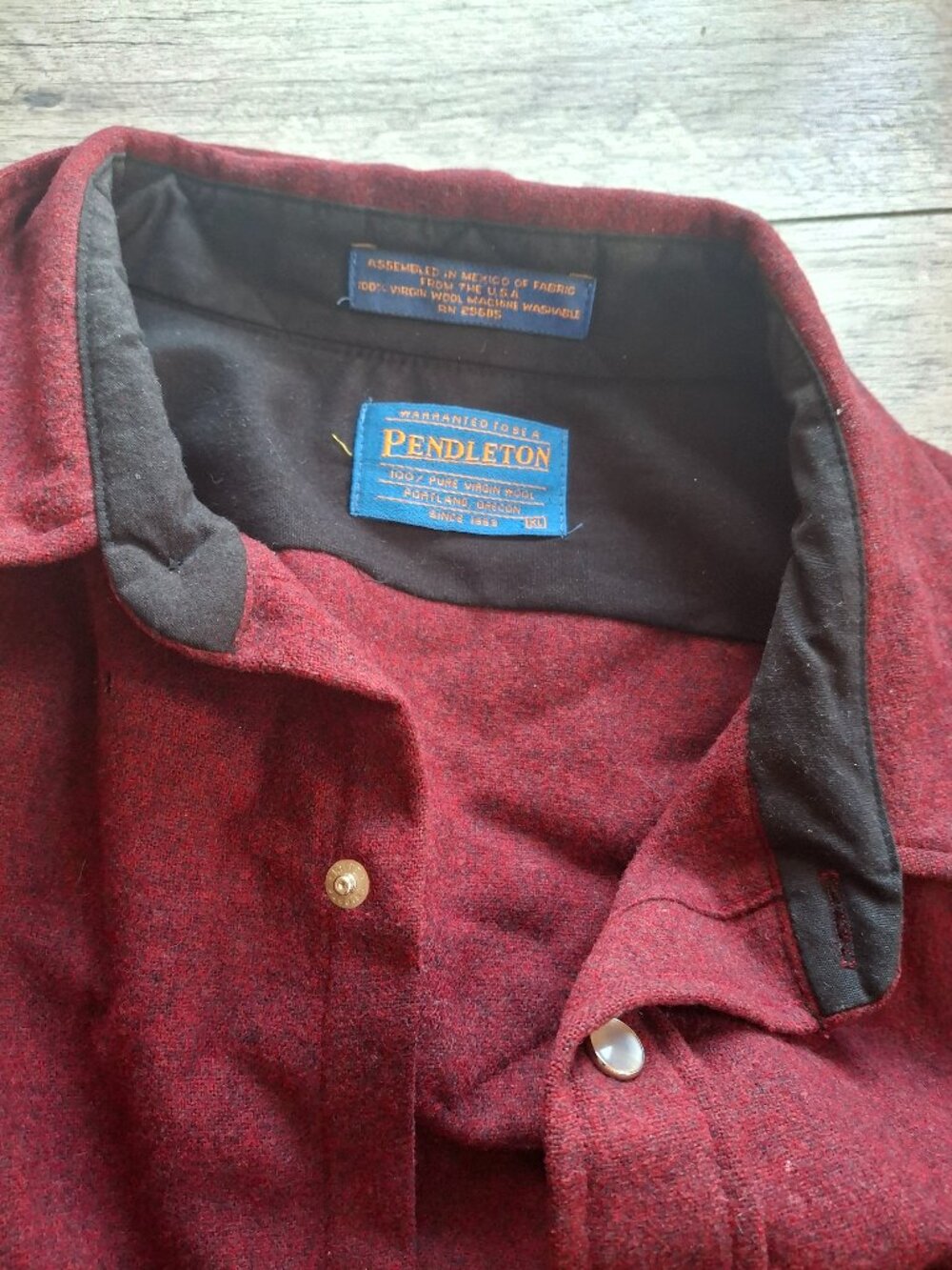 Pendleton mens woolen shirt